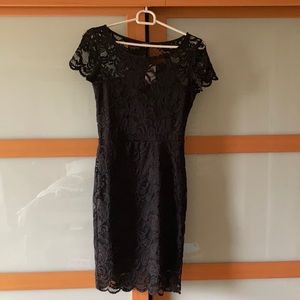 Charlotte Russe Black Lace Bodycon dress